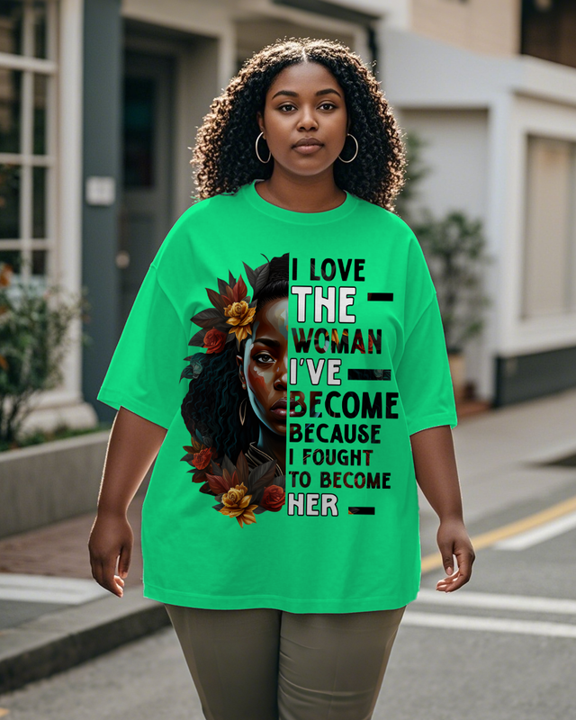 Black girl Women's Plus Size T-shirts