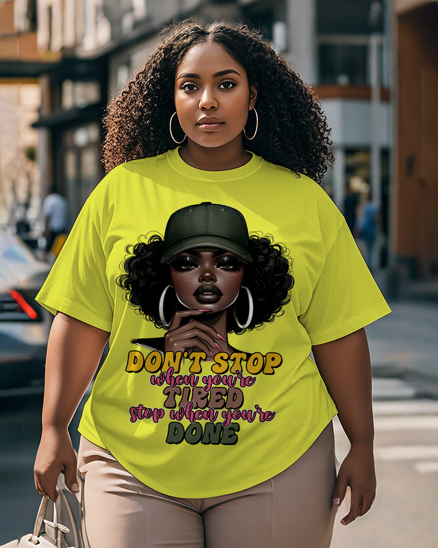 Black girl Women's Plus Size T-shirts