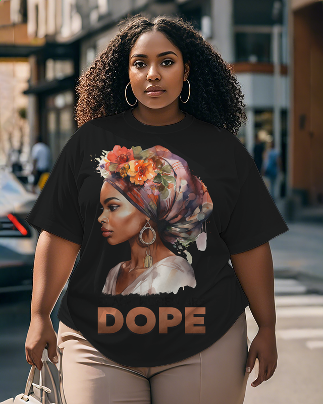 Black girl Women's Plus Size T-shirts