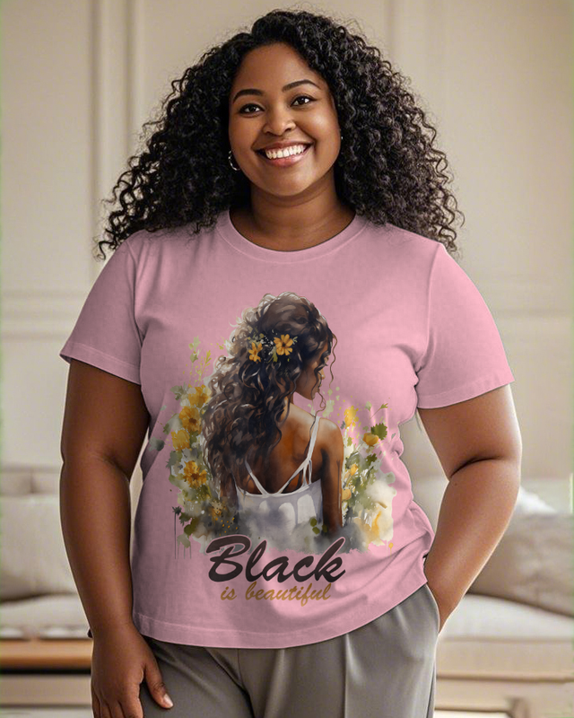 Black girl Women's Plus Size T-shirts