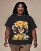 Black girl Women's Plus Size T-shirts