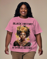 Black girl Women's Plus Size T-shirts