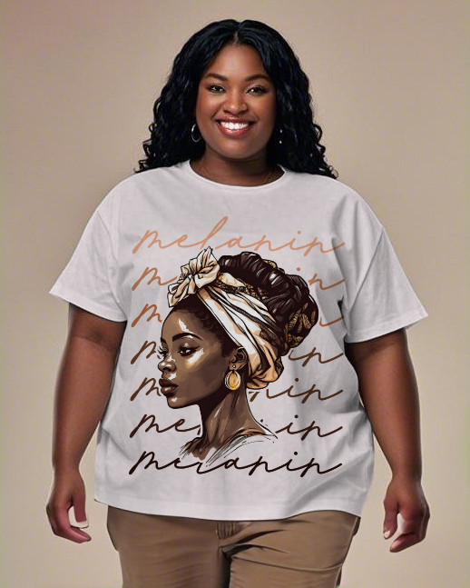 Black girl Women's Plus Size T-shirts