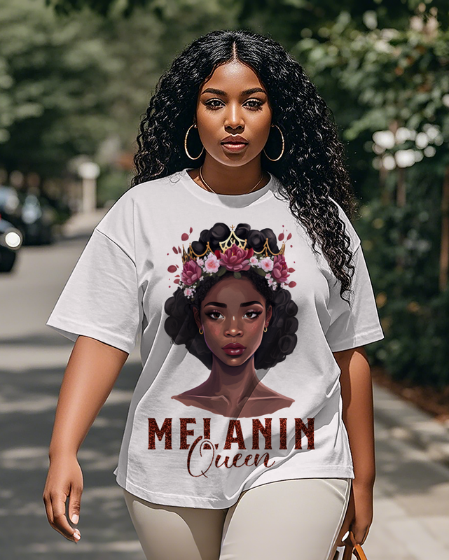 Black girl Women's Plus Size T-shirts