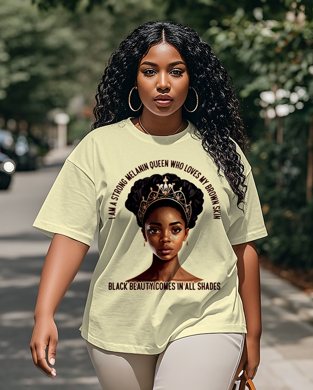 Black girl Women's Plus Size T-shirts