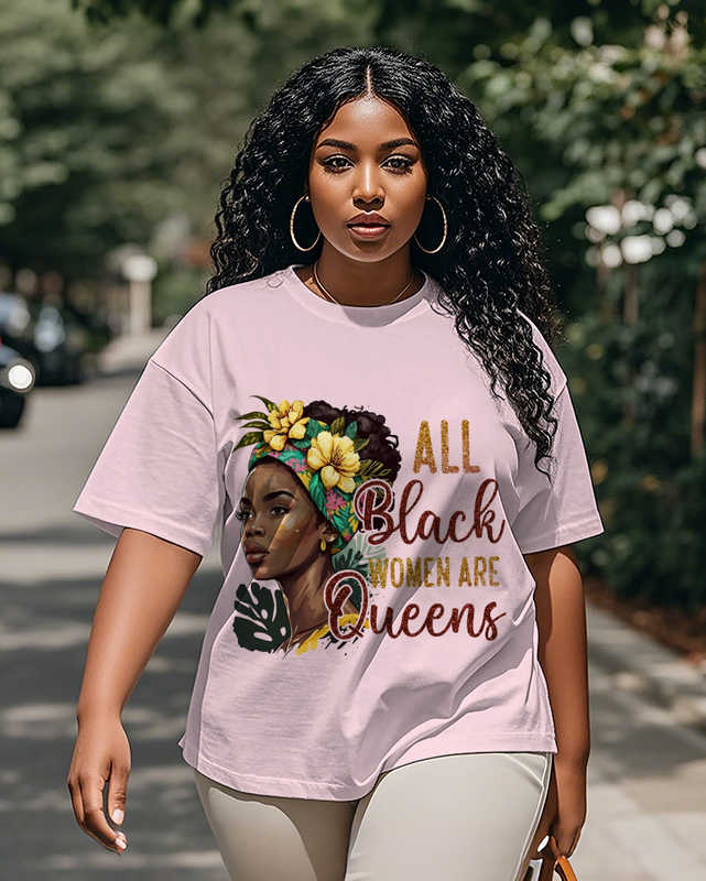 Black girl Women's Plus Size T-shirts