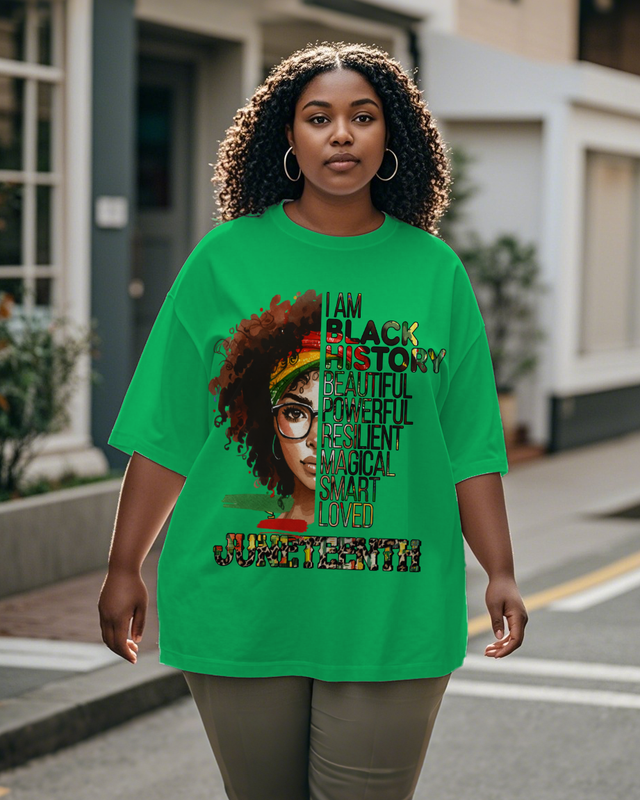 Black girl Women's Plus Size T-shirts