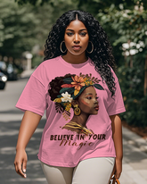 Black girl Women's Plus Size T-shirts
