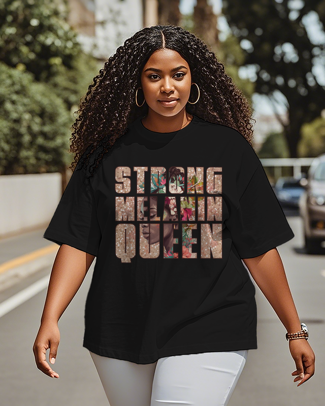 Black girl Women's Plus Size T-shirts