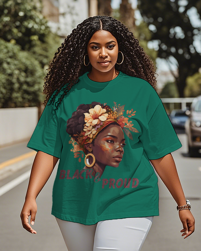 Black girl Women's Plus Size T-shirts