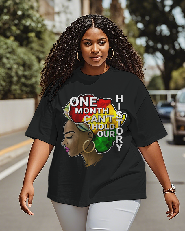 Black girl Women's Plus Size T-shirts