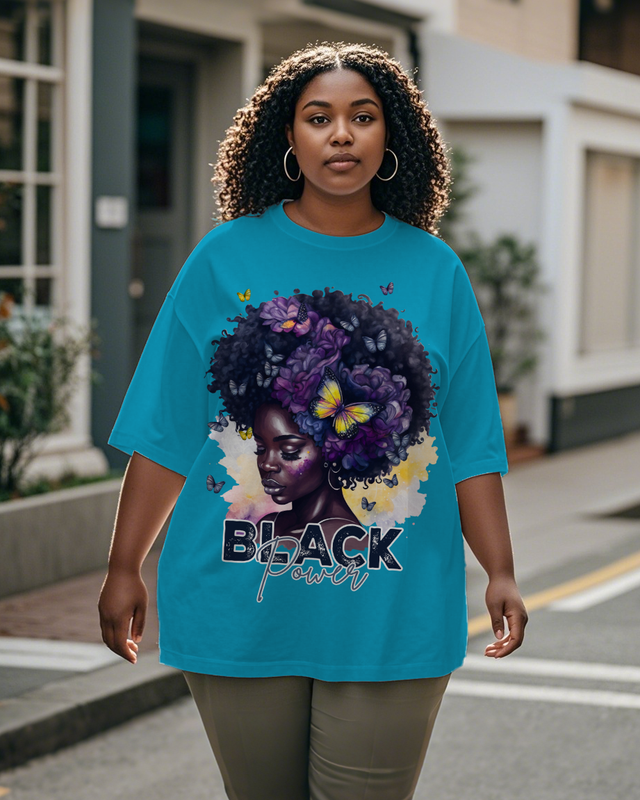 Black girl Women's Plus Size T-shirts