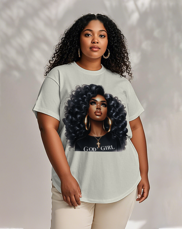 Black girl Women's Plus Size T-shirts