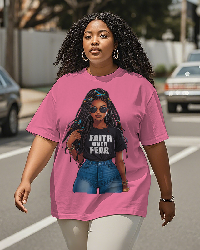 Black girl Women's Plus Size T-shirts