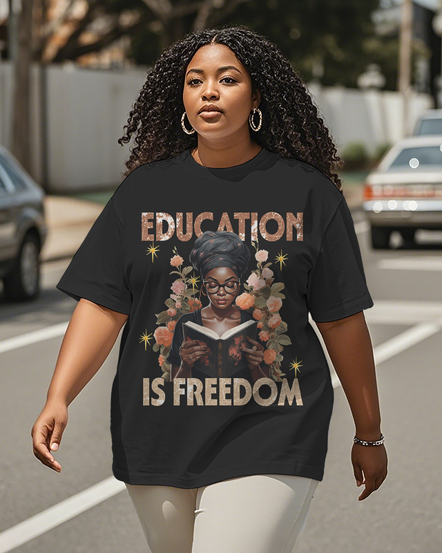 Black girl Women's Plus Size T-shirts