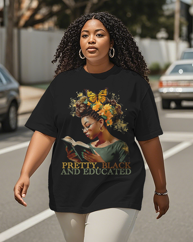 Black girl Women's Plus Size T-shirts