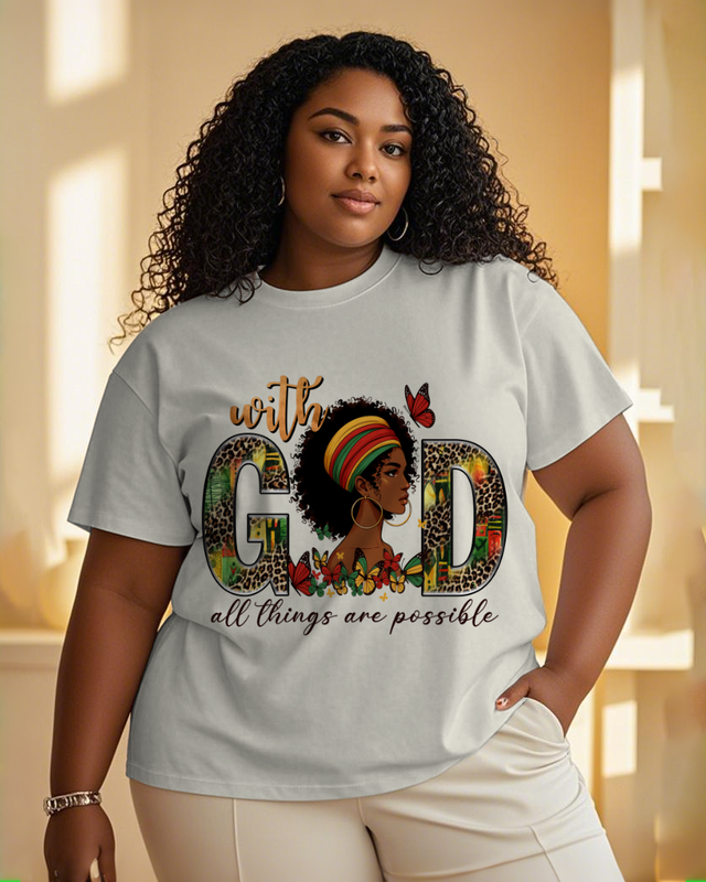 Black queen Women's Plus Size T-shirts