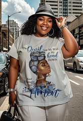 Black women are strong Women's Plus Size T-shirts