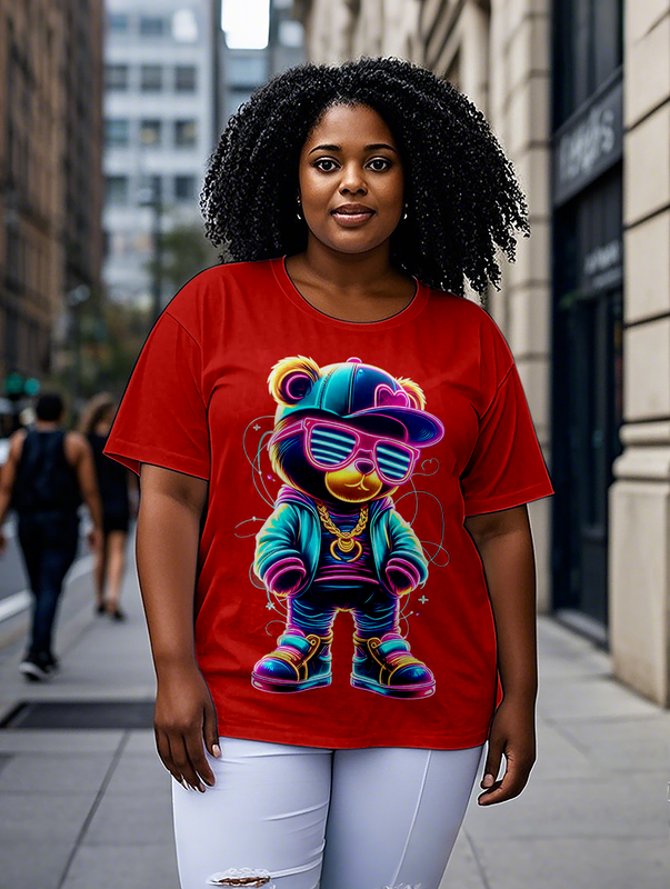 Bright Teddy Women's Plus Size T-shirts