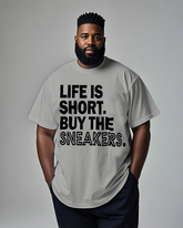 Buy The Sneakers Men's Plus Size Short Sleeve T-Shirt