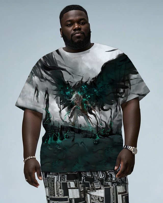 Men's Plus Size Short Sleeve T-Shirt