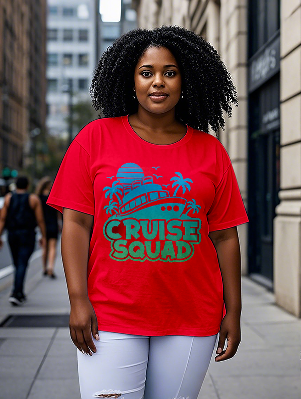 Cruise Squad Women's Plus Size T-shirts