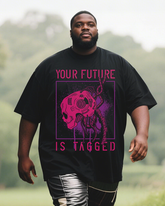 Cyberpunk Men's Plus Size Short Sleeve T-Shirt