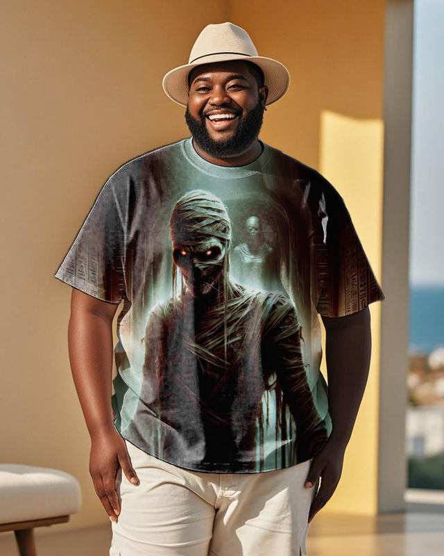 Dark Mummy Creature Men's Plus Size Short Sleeve T-Shirt