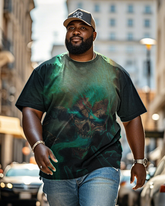 Dark Skull Essence of the Undead Men's Plus Size Short Sleeve T-Shirt