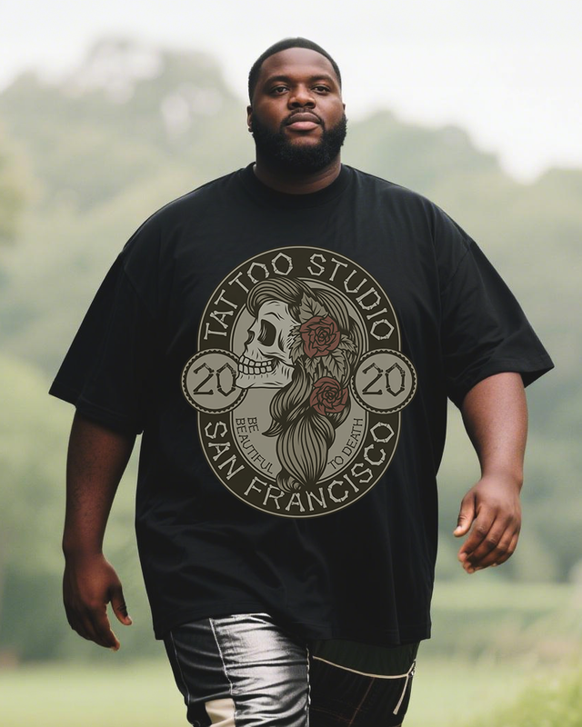 Falange Men's Plus Size Short Sleeve T-Shirt