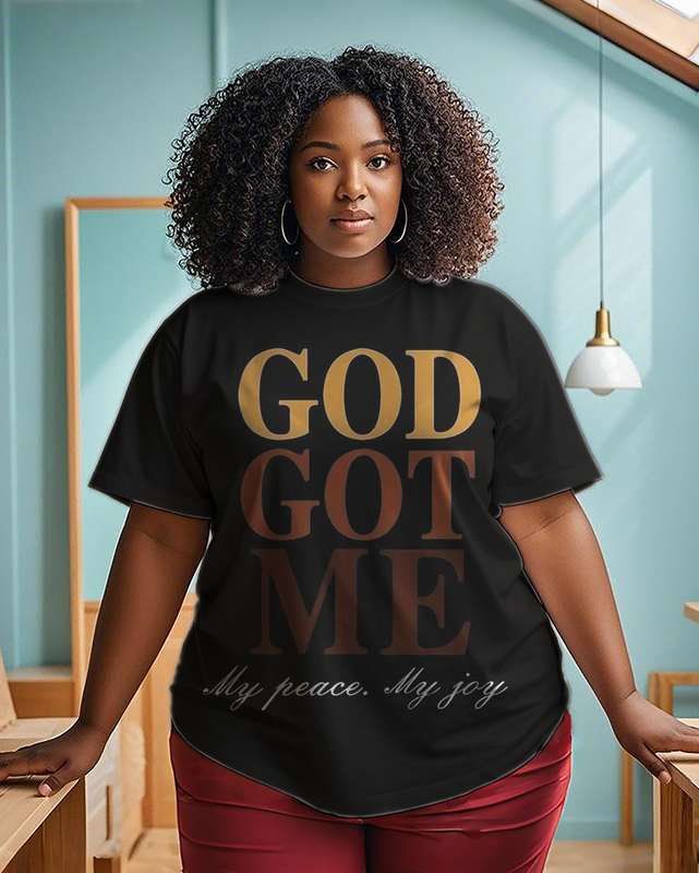 God Got Me Women's Plus Size T-shirts