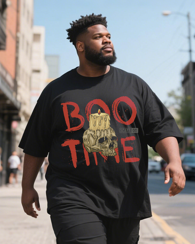 Halloween Men's Plus Size Short Sleeve T-Shirt