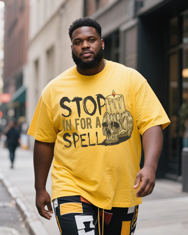 Halloween Men's Plus Size Short Sleeve T-Shirt