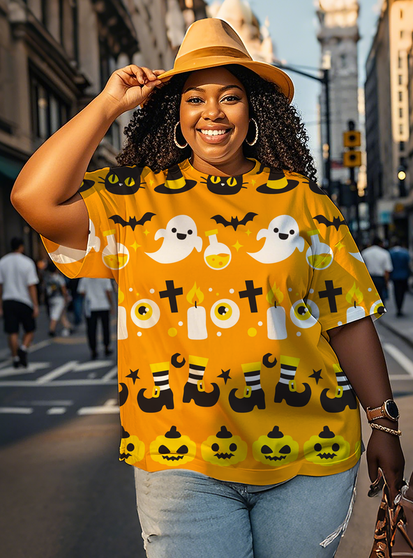 Halloween Women's Plus Size T-shirts