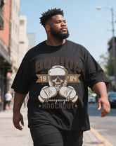 Heavy-Boxing Men's Plus Size Short Sleeve T-Shirt