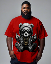 Hip Teddy Men's Plus Size Short Sleeve T-Shirt