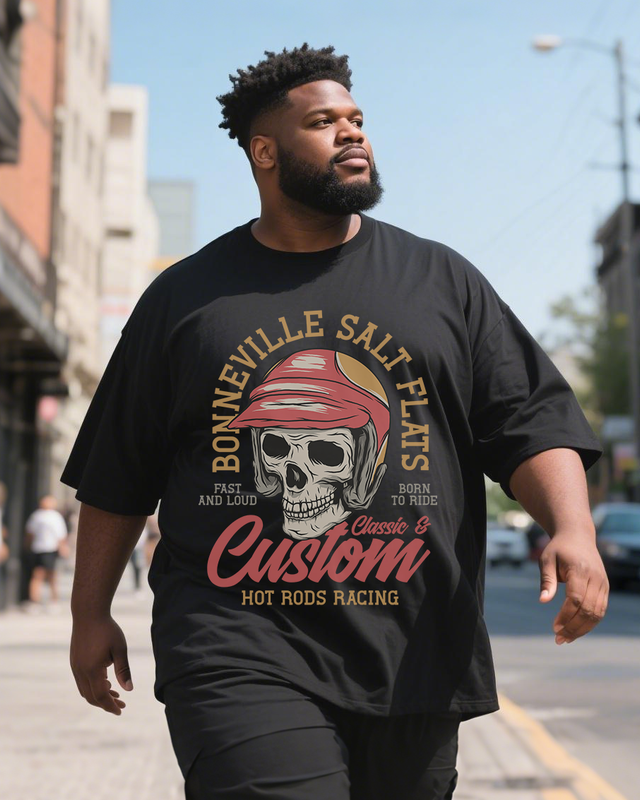 Hot-Rod Men's Plus Size Short Sleeve T-Shirt