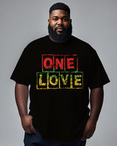Jamaica One Love Men's Plus Size Short Sleeve T-Shirt