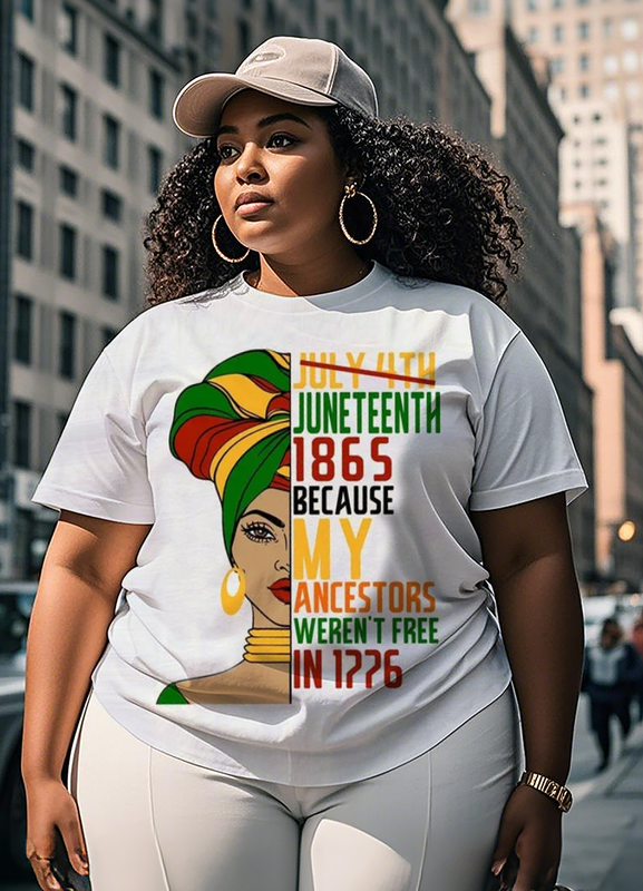 Juneteenth 1865 Women's Plus Size T-shirts