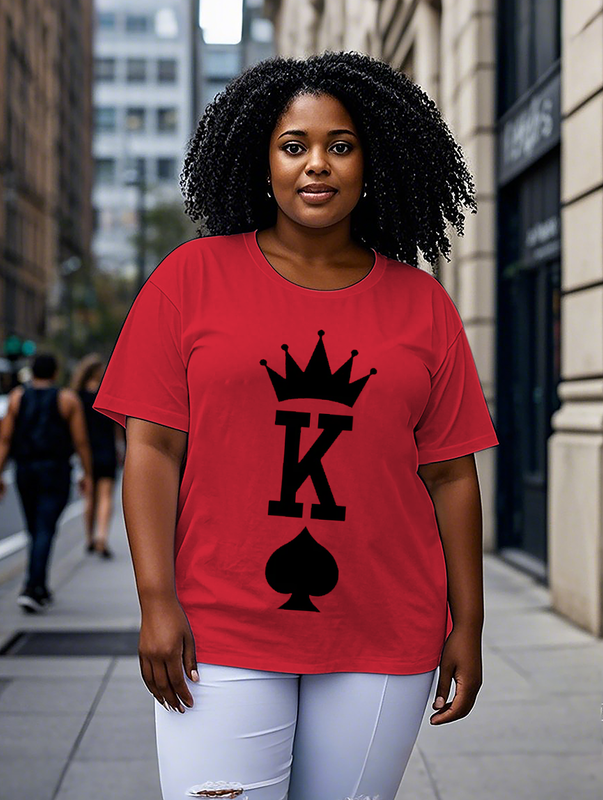 King of Spades Women's Plus Size T-shirts