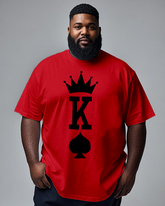 King of Spades Men's Plus Size Short Sleeve T-Shirt