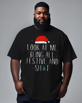 Look At Me Men's Plus Size Short Sleeve T-Shirt