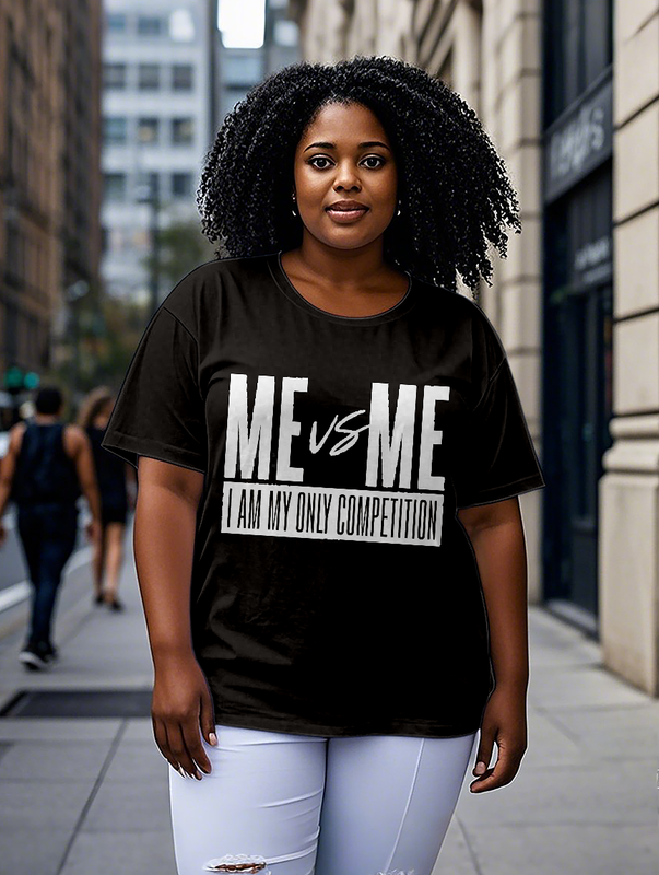 Me Vs Me Women's Plus Size T-shirts