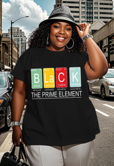 Melanin element Women's Plus Size T-shirts