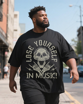 Metal-Core Men's Plus Size Short Sleeve T-Shirt