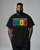 Rooting For Every HBCU Men's Plus Size Short Sleeve T-Shirt