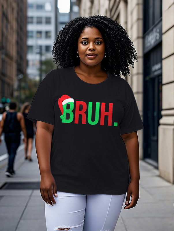 Santa Bruh Women's Plus Size T-shirts