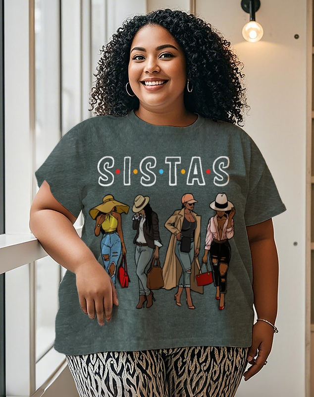 Sistas Women's Plus Size T-shirts