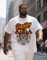 Skulls Men's Plus Size Short Sleeve T-Shirt