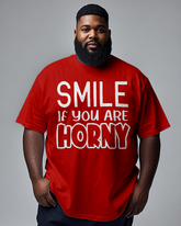 Smile Men's Plus Size Short Sleeve T-Shirt